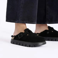 Boston PAP Chunky Shearling Suede Leather
