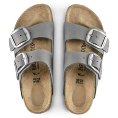 Arizona Big Buckle Nubuck Leather Dove Gray