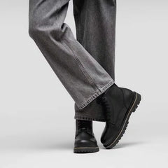 Highwood Lace Mid Women Leather Black