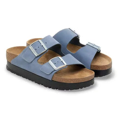 Arizona Flex Platform Nubuck Leather Stone Blue