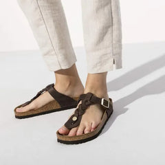 Gizeh Braided Natural Leather Oiled