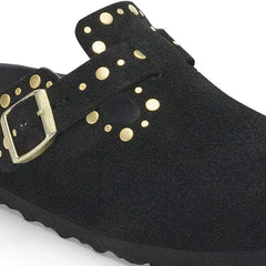 Boston Rivet Suede Leather