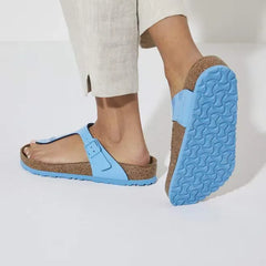 Gizeh Birko-Flor Patent Patent Sky Blue