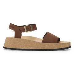 Glenda Nubuck Leather Dark Tea