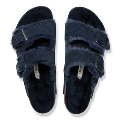 Arizona Shearling Suede Leather New Navy