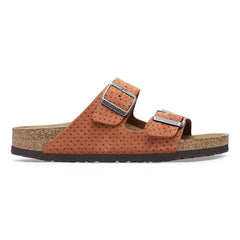 Arizona Suede Embossed Dotted Burnt Orange