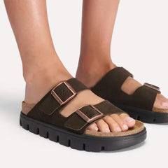 Arizona Platform Suede Leather