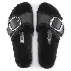 Madrid Big Buckle Shearling Natural Leather Oiled