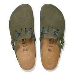 Boston Braided Suede Leather Thyme