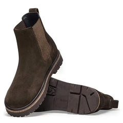 Highwood Slip On Women Suede Leather Mocha