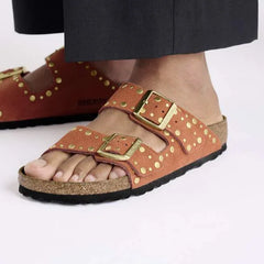 Arizona Rivet Suede Leather