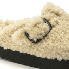 Boston Big Buckle Platform Fur