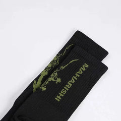 Maharishi Tabi Sports Socks Cotton-Polyamide-Elastane Olive