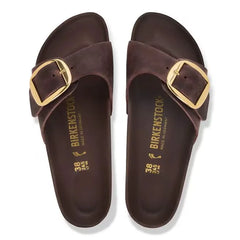 Madrid Big Buckle Natural Leather Oiled