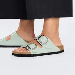 Arizona Big Buckle Natural Leather Patent