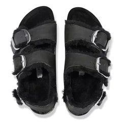 Milano Big Buckle Shearling Natural Leather Oiled