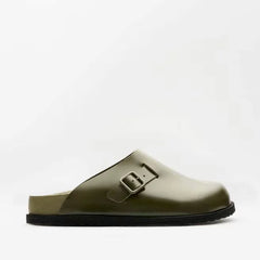 33 Dougal Leather Moss Green