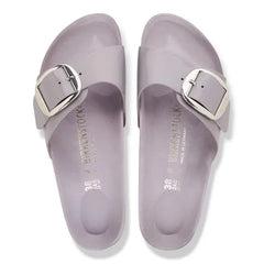 Madrid Big Buckle Natural Leather Patent