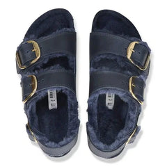 Milano Big Buckle Shearling Natural Leather Oiled