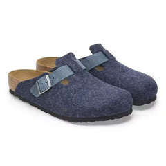 Boston Leather/Textile/Felt Midnight Blue