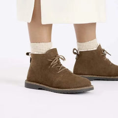 Uppsala Mid Shearling Suede Leather