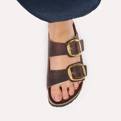 Arizona Big Buckle Natural Leather Oiled