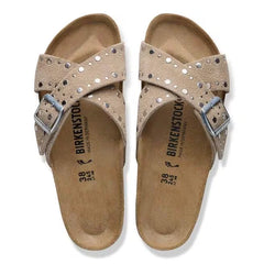 Siena Rivet Border Suede Leather