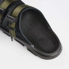 Mogami Terra Tech Nubuck Leather-Textile Olive
