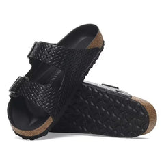 Arizona Rivet Logo Natural Leather