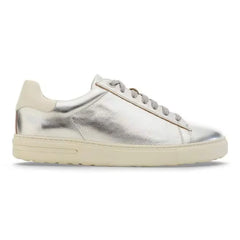 Bend Low Leather Metallic Silver