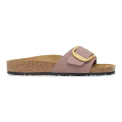 Madrid Big Buckle Nubuck Leather Faded Purple