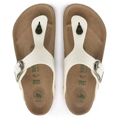 Gizeh Vegan Big Buckle Textile Eggshell