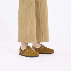 Tokio Shearling Suede Leather