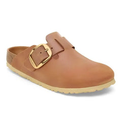 Boston Big Buckle Natural Leather Oiled
