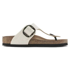 Gizeh Vegan Big Buckle Textile Eggshell