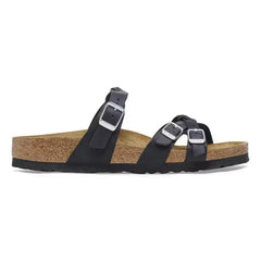 Franca Braided Oiled Leather Black