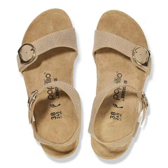 Soley Embossed Leather Sandcastle