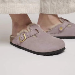 Boston Shearling Suede Leather/Fur