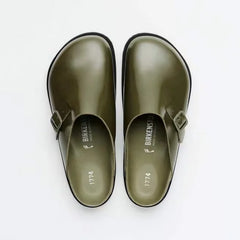33 Dougal Leather Moss Green