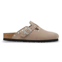 Boston Rivet Suede Leather