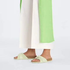 Oita Suede Leather Faded Lime