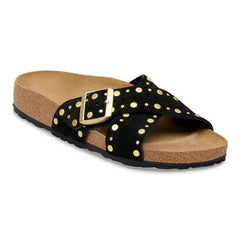 Siena Rivet Border Suede Leather