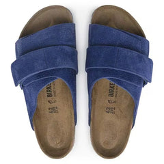 Kyoto Nubuck Leather Desert Buck Indigo Blue