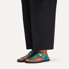 Gizeh Droplet Buckle Natural Leather Patent