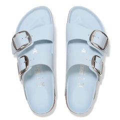 Arizona Big Buckle Natural Leather Patent High Shine Baby Blue