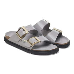 Arizona Droplet Buckle Natural Leather Patent