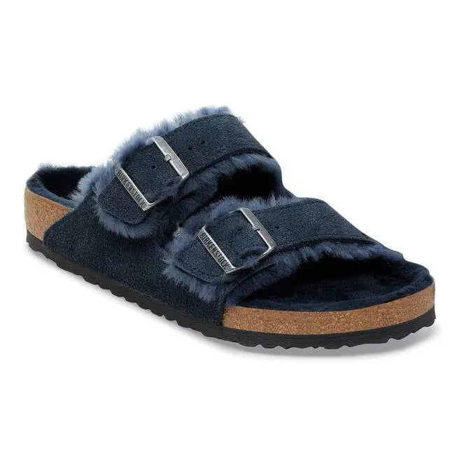 Arizona Shearling Suede Leather New Navy