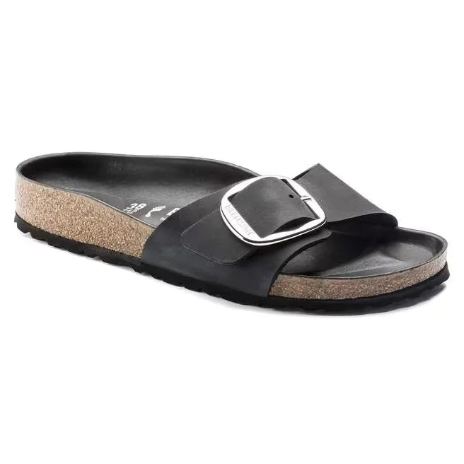 Madrid Big Buckle Natural Leather Oiled