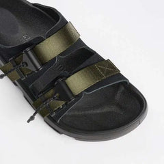 Mogami Terra Tech Nubuck Leather-Textile Olive