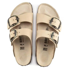 Arizona Big Buckle Nubuck Leather Almond